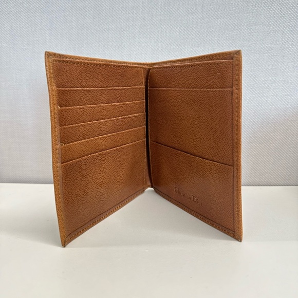 🔥🔥🔥Vintage Christian Dior Leather Bifold Card Case Wallet - Picture 7 of 8
